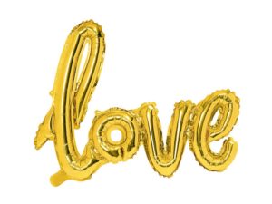 Foliopallo - Love - Kultainen