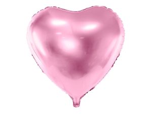 Foliopallo - Vaaleanpunainen Sydän
