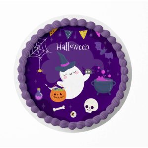 Kakkukuva - Halloween Kummitus ja noidanpata