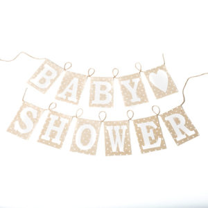 Pellavabanneri Baby Shower